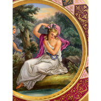 Antique Royal Vienna Handpainted Porcelain Cabinet Plate Greek Goddess Daphne circa 1890