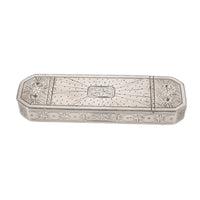 Antique 18th Century Georgian Sterling Silver Engraved Toothpick Case Birmingham Samuel Pemberton 1790