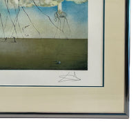 Original Chromolithograph "The Temptation of St. Anthony" by Salvador Dali, Signed with C.O.A #189, 1946