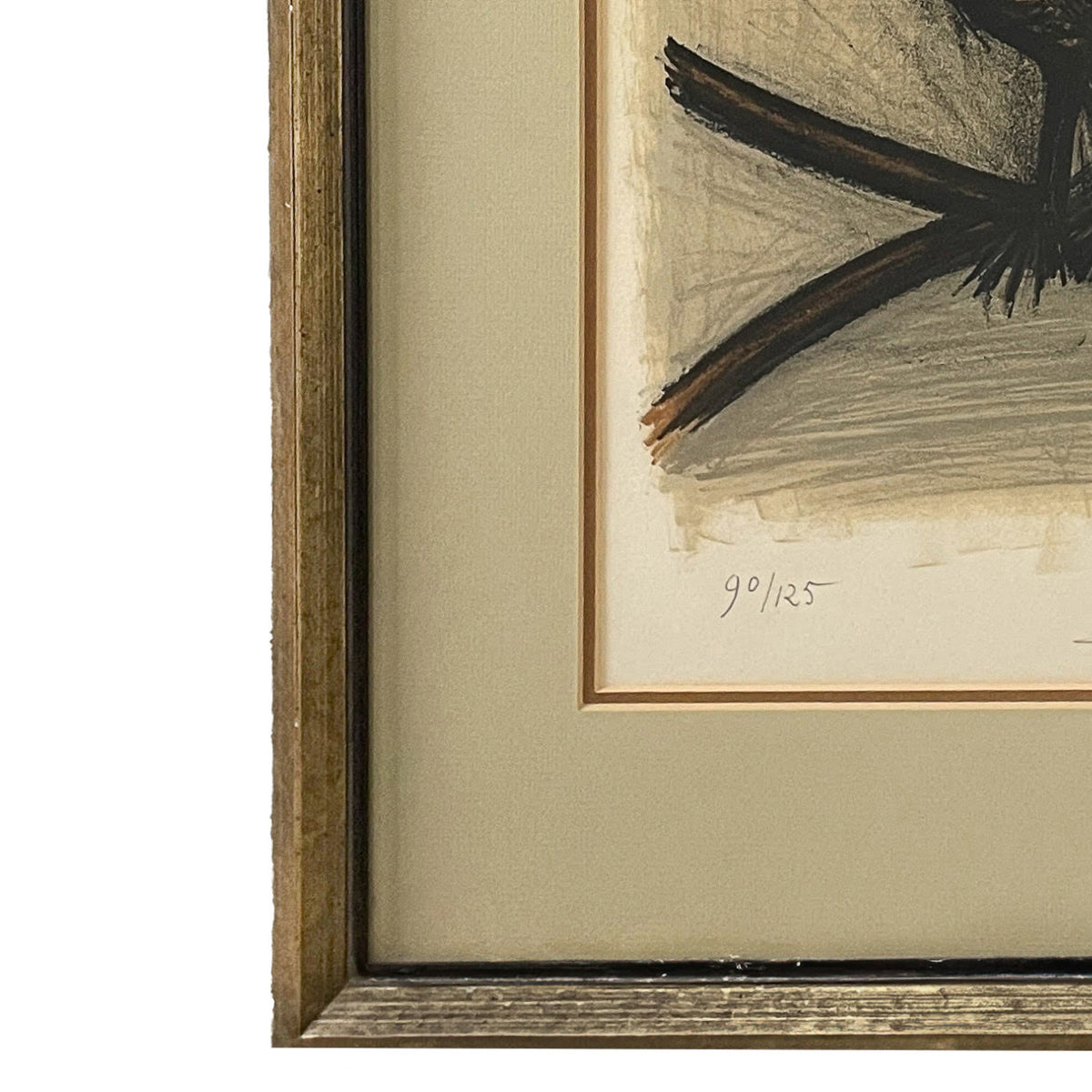Original Pencil Signed Numbered French Expressionist Color Lithograph of an Owl  by Bernard Buffet, circa 1968