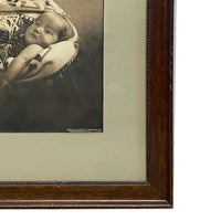 Antique Oregon's "Indian Madonna & Child" Native American Silver Gelatin Photo by Benjamin Gifford