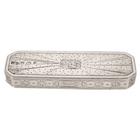 Antique 18th Century Georgian Sterling Silver Engraved Toothpick Case Birmingham Samuel Pemberton 1790
