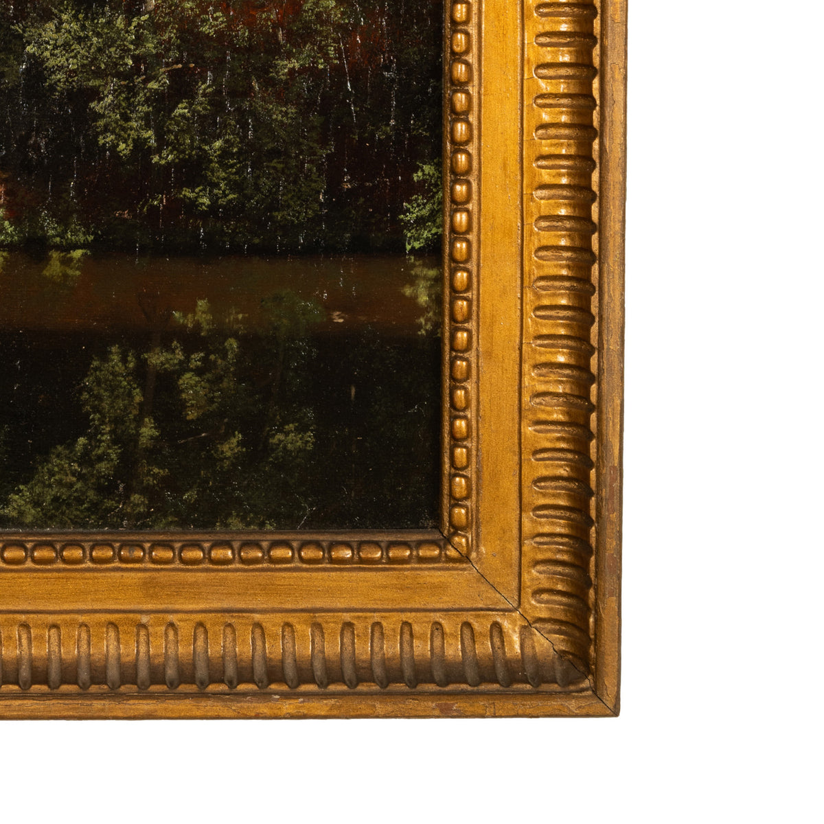 Antique New England Hudson River School Luminist Oil Painting Connecticut Nelson Augustus Moore 1878