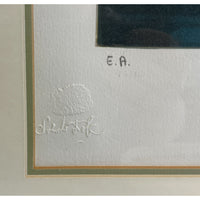 "The Apotheosis of Homer" Original Chromolithograph Artist's Proof By Salvador Dali, 1945 Signed C.O.A