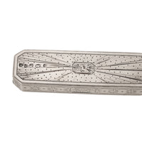 Antique 18th Century Georgian Sterling Silver Engraved Toothpick Case Birmingham Samuel Pemberton 1790