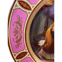 Antique Royal Vienna Porcelain Cabinet Plate Painting by Angelica Kauffman 1890