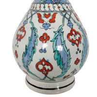 Antique 18th Century Ottoman Islamic Iznik Kutahya Pottery Bottle Vase Surahi