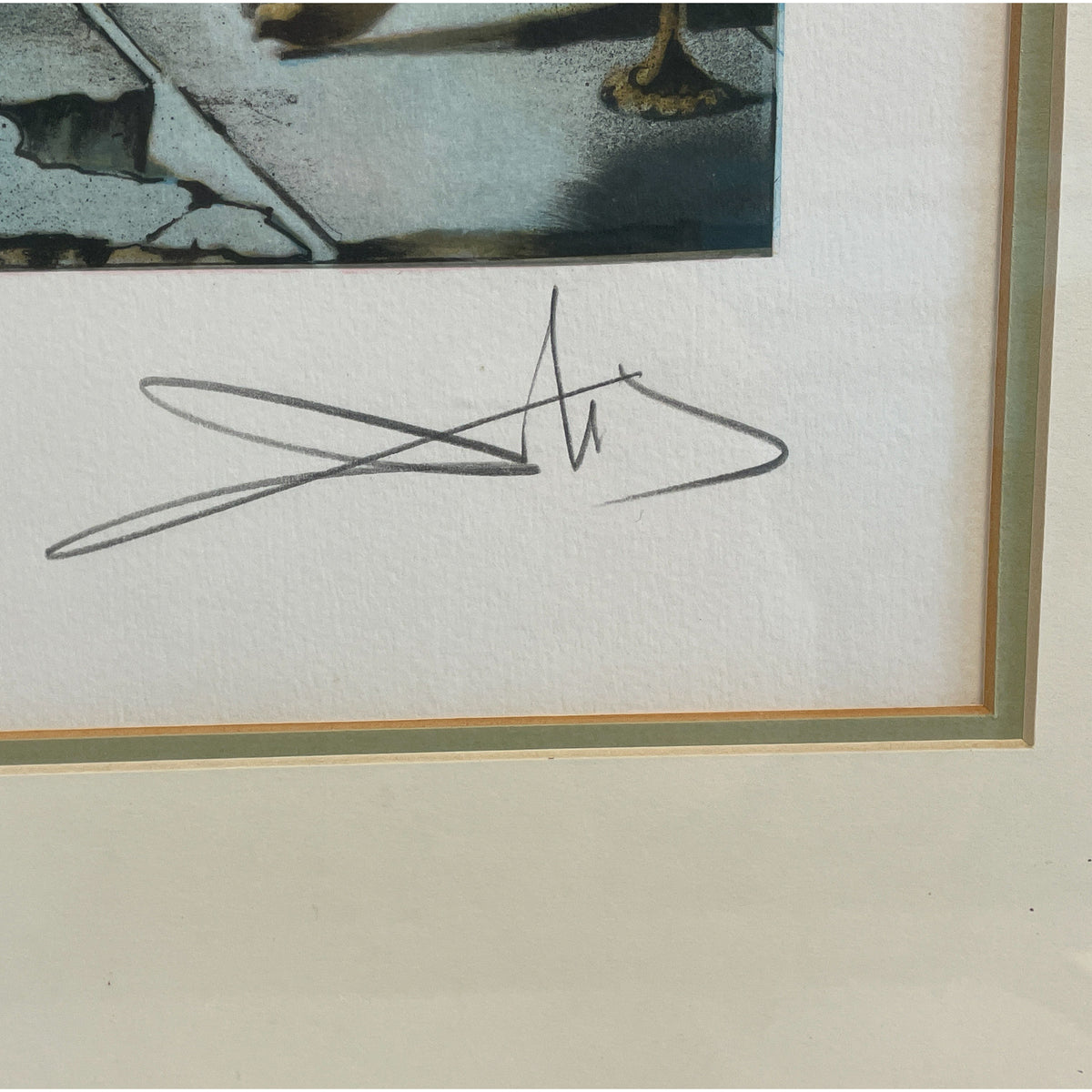 "The Apotheosis of Homer" Original Chromolithograph Artist's Proof By Salvador Dali, 1945 Signed C.O.A