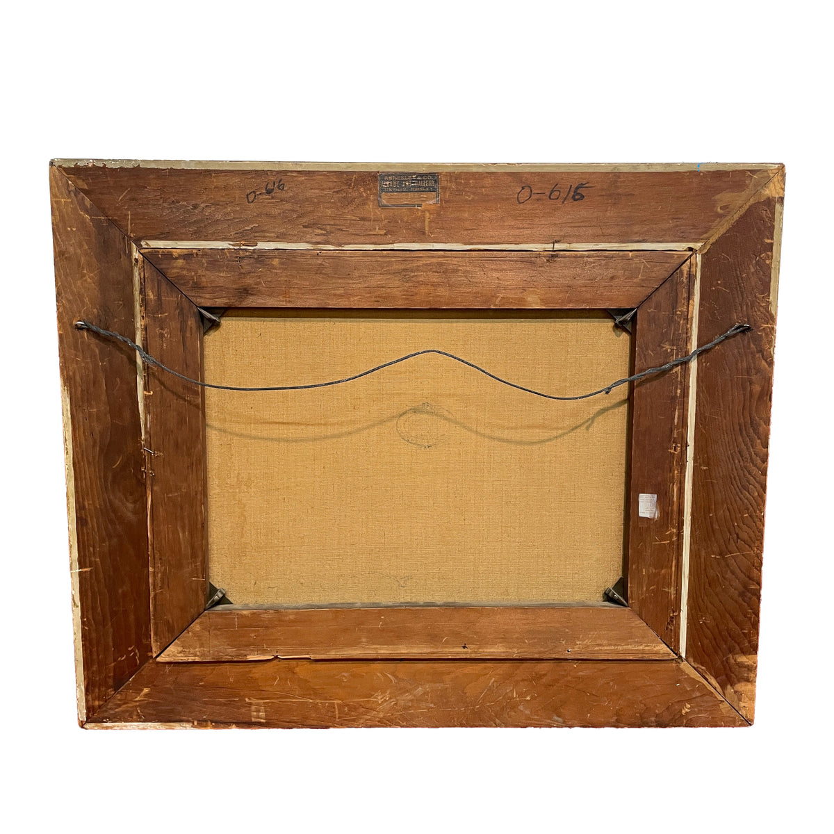 Antique American Hudson River School Oil Painting Cows Landscape Troy New York by Charles Grant Beauregard 1898