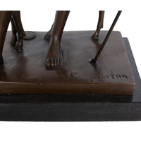 Antique American Art Deco Bronze Sculpture Statue of Diana French Foundry Stamp by Edward Francis McCartan Circa 1920