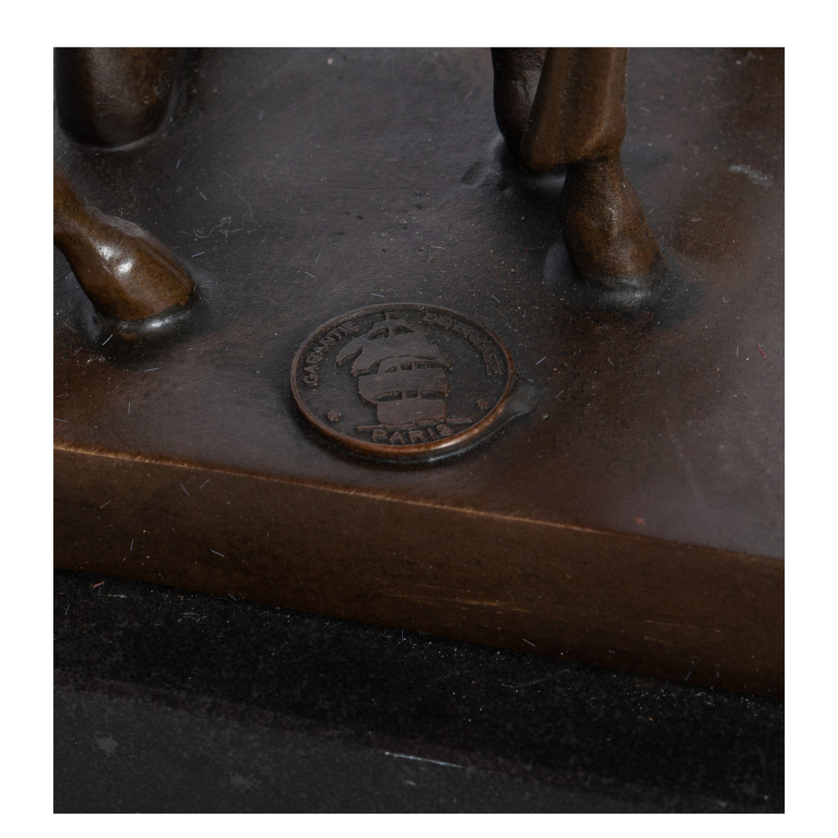 Antique American Art Deco Bronze Sculpture Statue of Diana French Foundry Stamp by Edward Francis McCartan Circa 1920