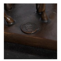 Antique American Art Deco Bronze Sculpture Statue of Diana French Foundry Stamp by Edward Francis McCartan Circa 1920