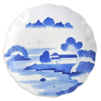 Antique Japanese Meiji Period Blue & White Imari Plate, Circa 1900