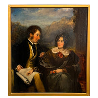 John Hayter RA Antique Oil Painting Aristocratic Portrait of John Ogle Kirkley Hall Northumbria by  by Sir John Hayter RA  1829