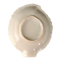 Antique Chinese Qing Dynasty Canton Blue & White Porcelain Brush Holder/Plate, Circa 1840