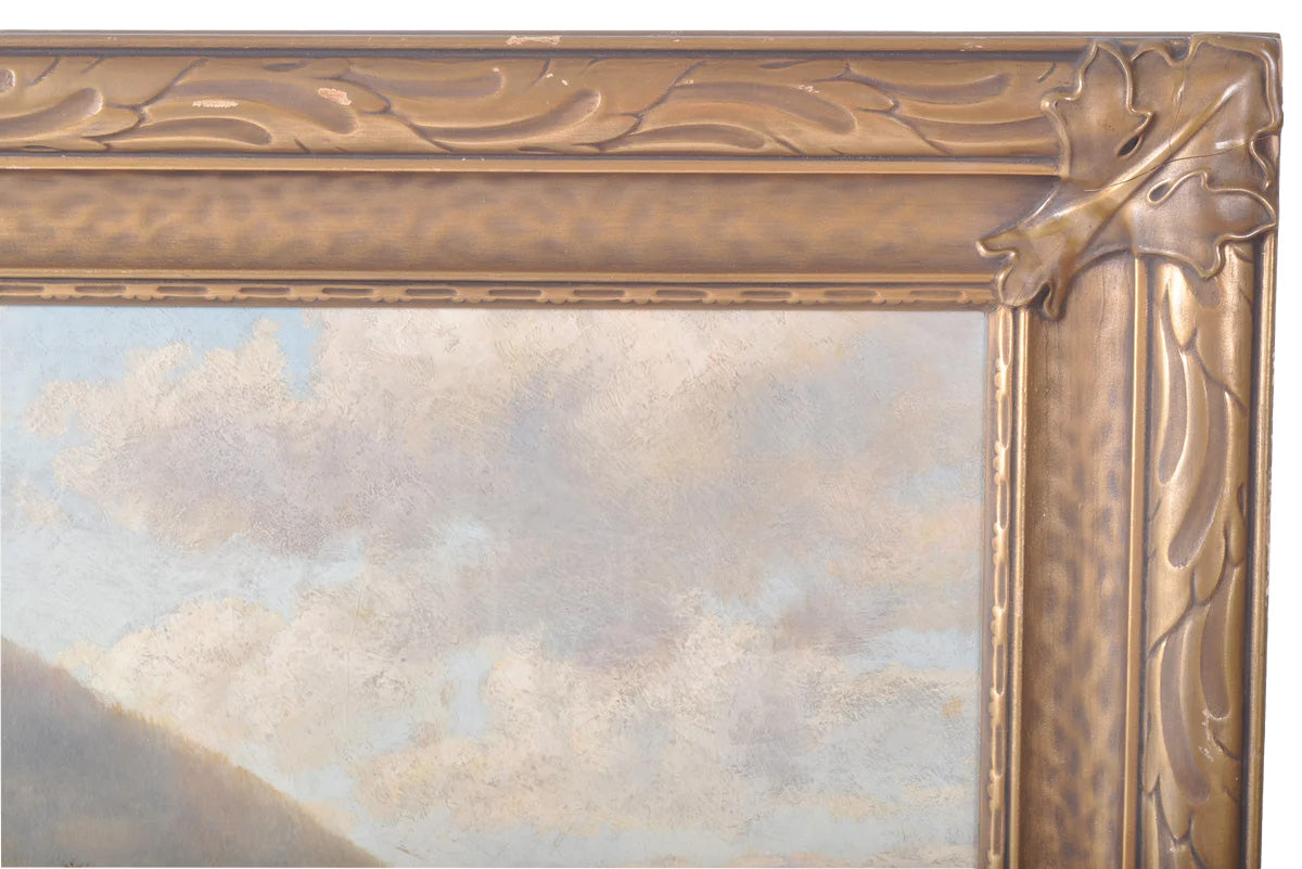 "Landscape with Sheep" by Daniel Folger Bigelow (American, 1823-1910), Oil on Canvas