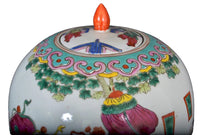 Antique Chinese Qing Dynasty Porcelain Ginger Jar, Circa 1890