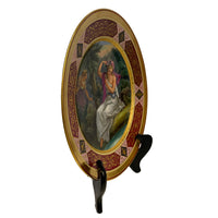 Antique Royal Vienna Handpainted Porcelain Cabinet Plate Greek Goddess Daphne circa 1890