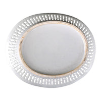 Antique Chinese Qing Dynasty Blue & White Reticulated Serving Bowl and Underplate, Circa 1800