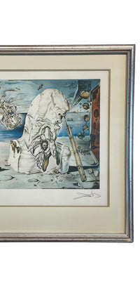 "The Apotheosis of Homer" Original Chromolithograph Artist's Proof By Salvador Dali, 1945 Signed C.O.A