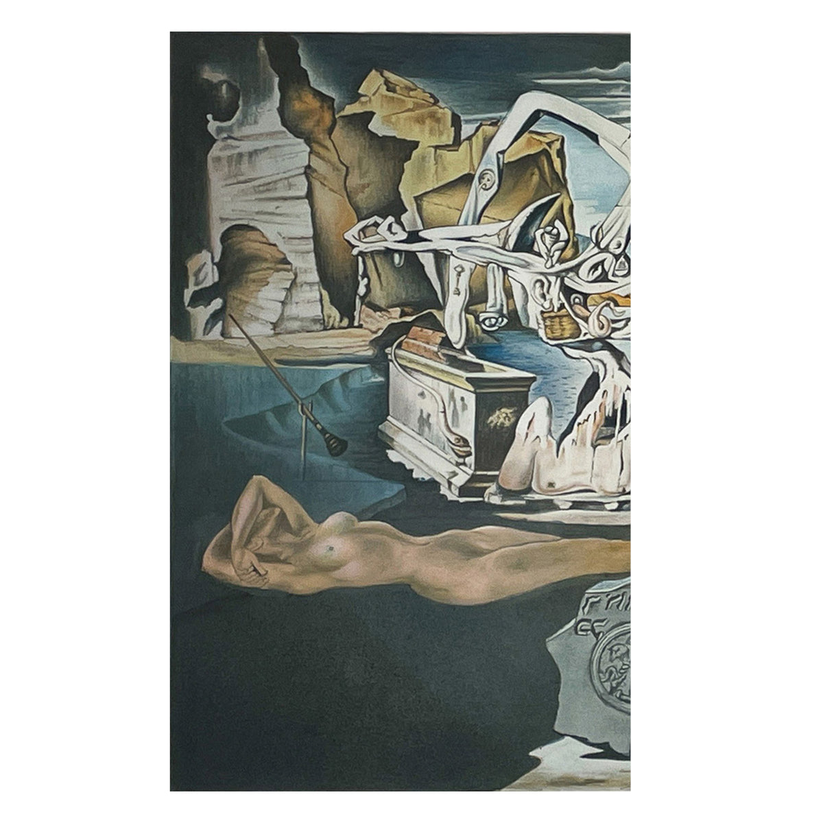 "The Apotheosis of Homer" Original Chromolithograph Artist's Proof By Salvador Dali, 1945 Signed C.O.A