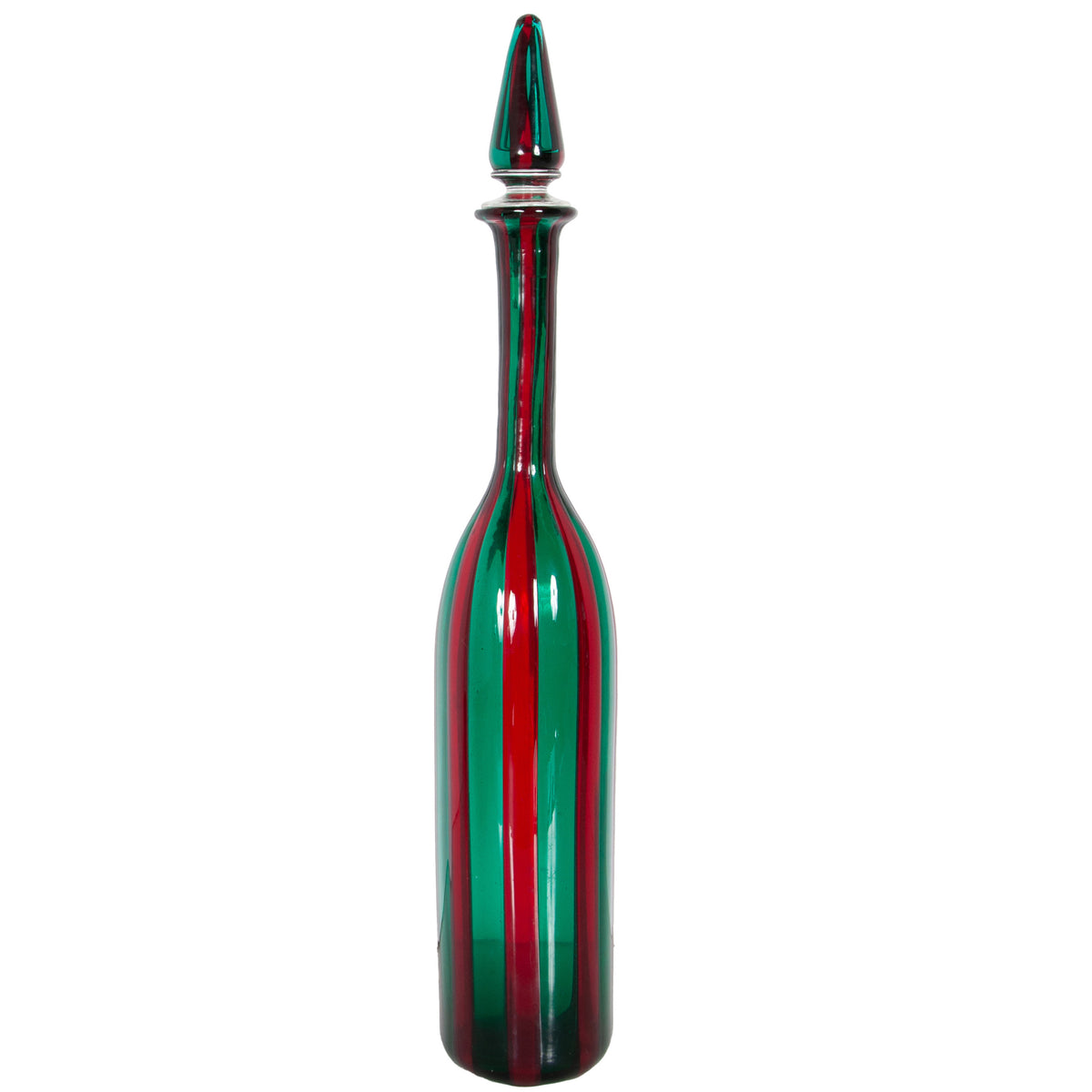 Mid Century Italian Murano Glass Morandiane Bottle Gio Ponti & Paolo Venini 1955