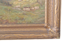 "Landscape with Sheep" by Daniel Folger Bigelow (American, 1823-1910), Oil on Canvas