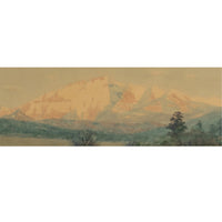 Antique Impressionist Painting "Spanish Peaks" Colorado Mountain Landscape by Charles Partridge Adams 1900