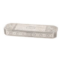Antique 18th Century Georgian Sterling Silver Engraved Toothpick Case Birmingham Samuel Pemberton 1790