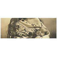 Antique Oregon's "Indian Madonna & Child" Native American Silver Gelatin Photo by Benjamin Gifford