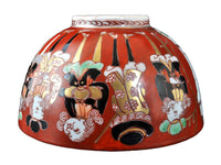 Antique Japanese Porcelain "Black Ship" Bowl, Circa 1790