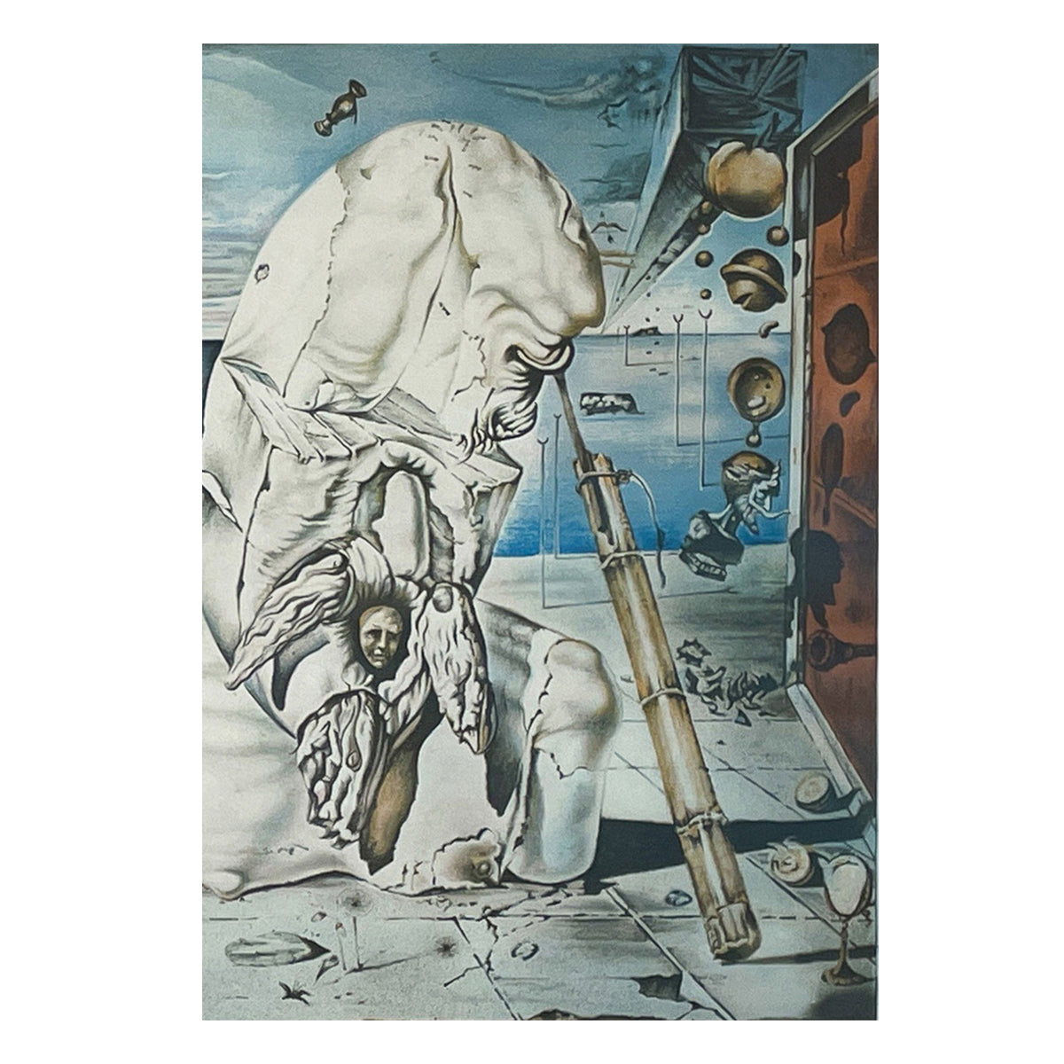 "The Apotheosis of Homer" Original Chromolithograph Artist's Proof By Salvador Dali, 1945 Signed C.O.A
