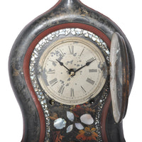 Antique American Empire Period Cast Iron Clock, Circa 1860