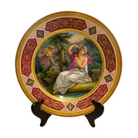 Antique Royal Vienna Handpainted Porcelain Cabinet Plate Greek Goddess Daphne circa 1890