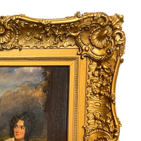 John Hayter RA Antique Oil Painting Aristocratic Portrait of John Ogle Kirkley Hall Northumbria by  by Sir John Hayter RA  1829