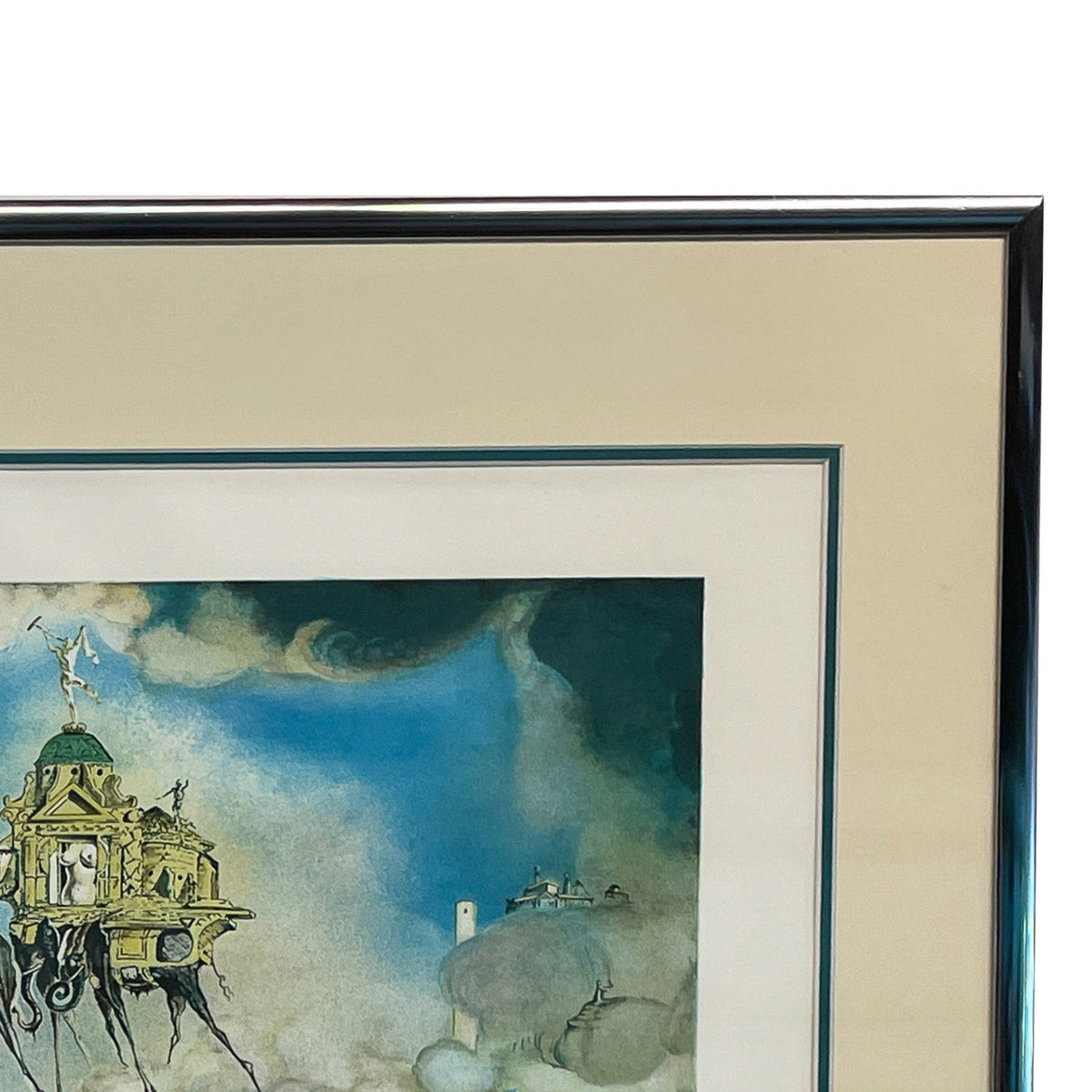Original Chromolithograph "The Temptation of St. Anthony" by Salvador Dali, Signed with C.O.A #189, 1946