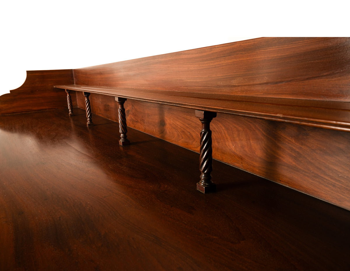Antique Georgian Irish Inlaid Cuban Mahogany Country House Sideboard Donegal Circa 1800