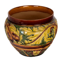 Antique Large Art Nouveau Doulton Lambeth Pottery Stoneware Jardiniere 1890