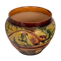 Antique Large Art Nouveau Doulton Lambeth Pottery Stoneware Jardiniere 1890