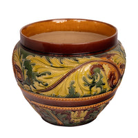 Antique Large Art Nouveau Doulton Lambeth Pottery Stoneware Jardiniere 1890