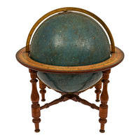 Antique 19th C. W & A K Johnston 18" Celestial Library Floor Globe on Stand London 1879