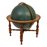 Antique 19th C. W & A K Johnston 18" Celestial Library Floor Globe on Stand London 1879