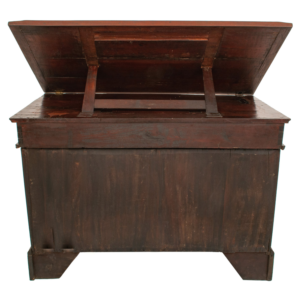 Antique Mahogany Georgian Architect's Drafting Drawing Desk Table Chest Circa 1780