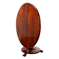 Antique Georgian Regency Rosewood Circular Dining Breakfast Tilt-Top Table 1820