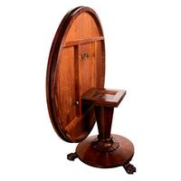 Antique Georgian Regency Rosewood Circular Dining Breakfast Tilt-Top Table 1820