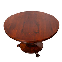 Antique Georgian Regency Rosewood Circular Dining Breakfast Tilt-Top Table 1820