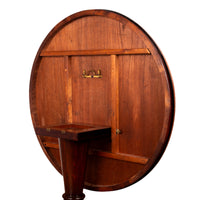 Antique Georgian Regency Rosewood Circular Dining Breakfast Tilt-Top Table 1820