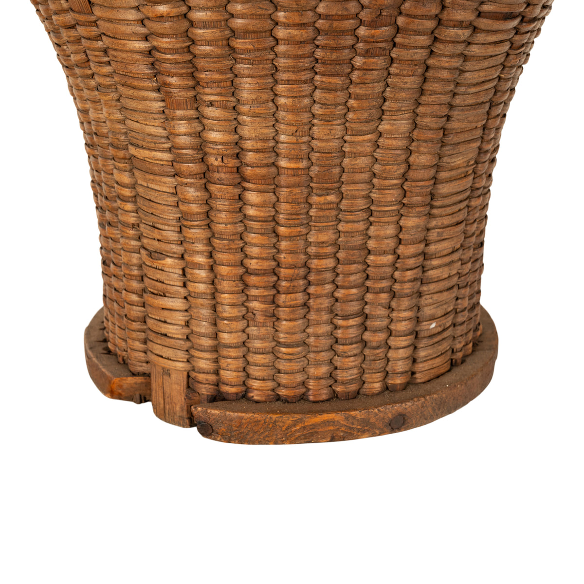 Antique French Bordeaux Wine Grape Pickers Woven Basket Chateau Margaux 1870