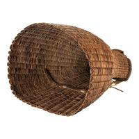 Antique French Bordeaux Wine Grape Pickers Woven Basket Chateau Margaux 1870