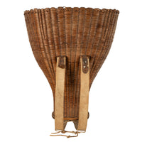Antique French Bordeaux Wine Grape Pickers Woven Basket Chateau Margaux 1870